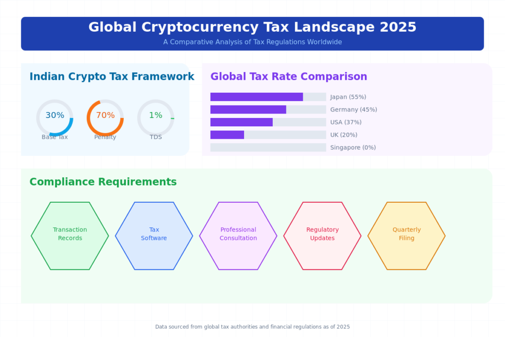 Crypto Tax in India A Comprehensive Guide to Regulations, Penalties, and Global Comparisons